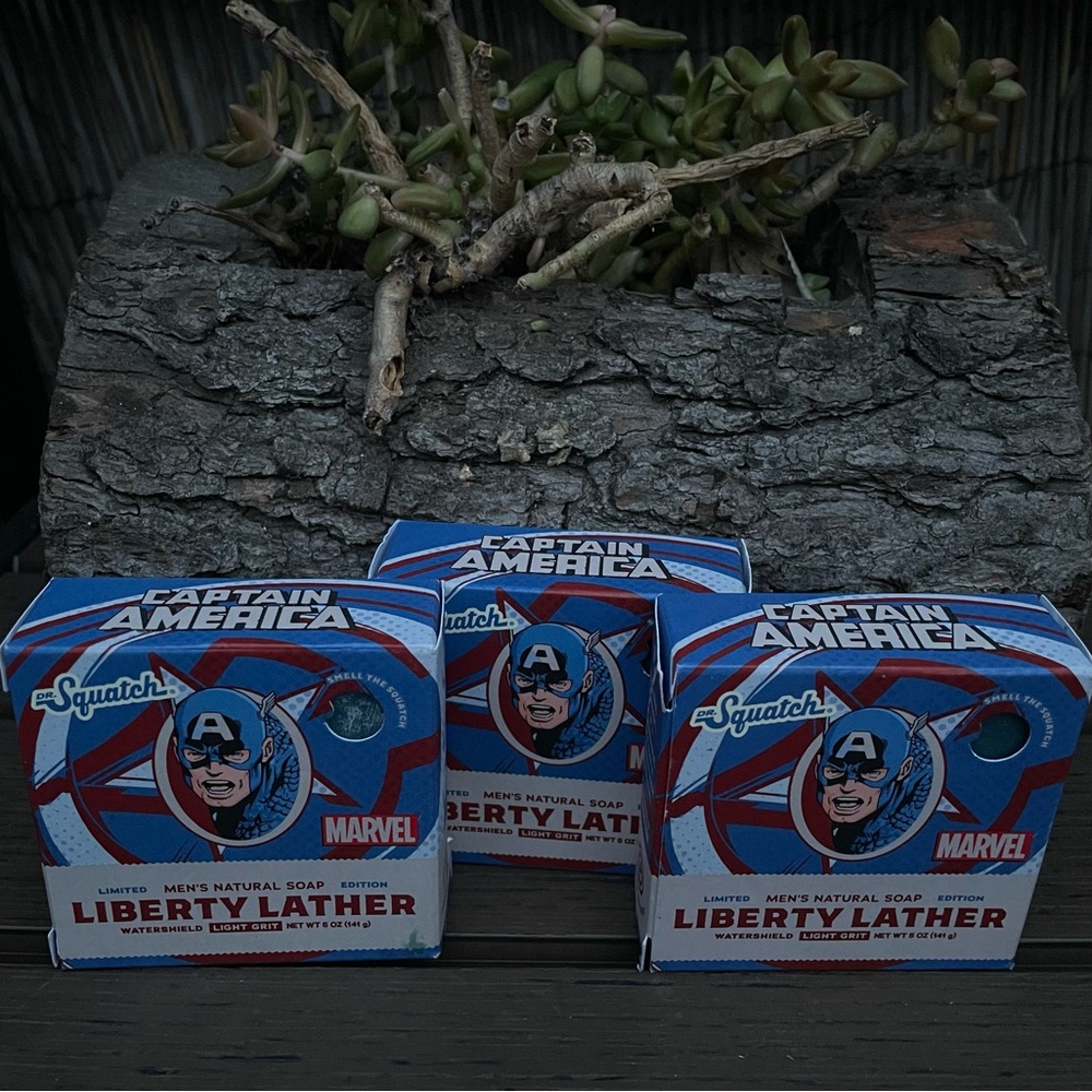 Lot of 3 New Dr Squatch Marvel Soaps Limited Edition